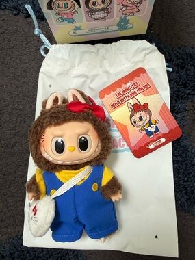 Hello Kitty and Friends Brown Plush Doll in Blue Overalls
